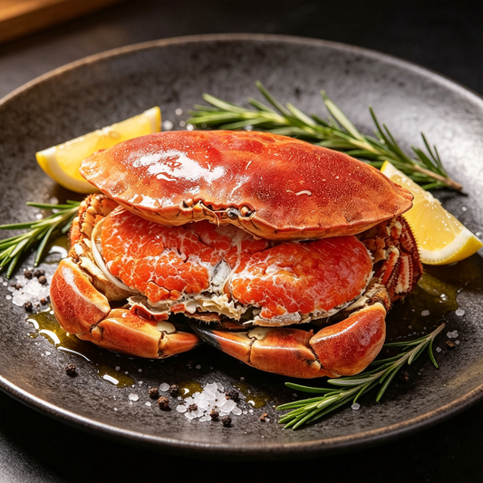Pre-Cooked Frozen Brown Crab 1KG
